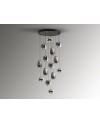 ONICE- LAMPARA 14L NEGRO-SMOKE